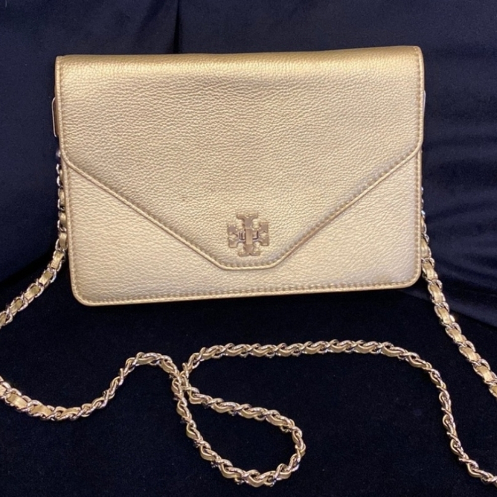 Tory Burch Two-Tone Gold Silver Crossbody